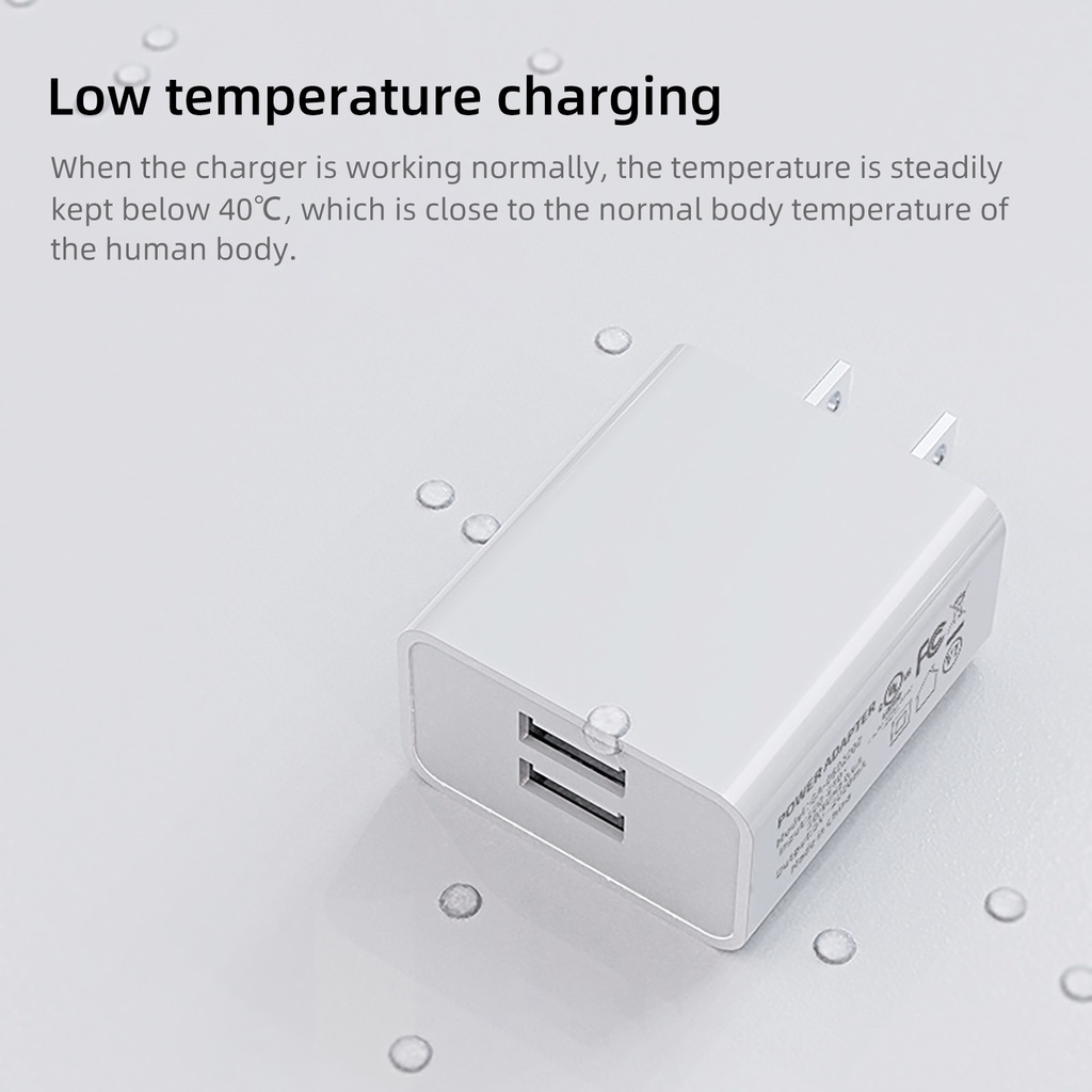 Cốc Sạc Điện Thoại Hai Cổng Usb Qc3.0 Ổn Định An Toàn Cho Đi Du Lịch