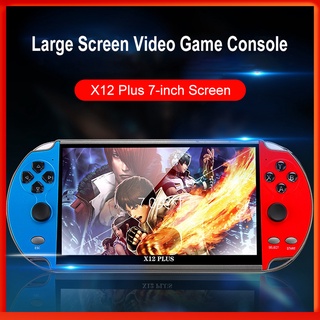 Máy chơi game cầm tay x12 plus 16g 7inch máy ảnh mp5 lcd sạc lại được tv 10000 trò chơi