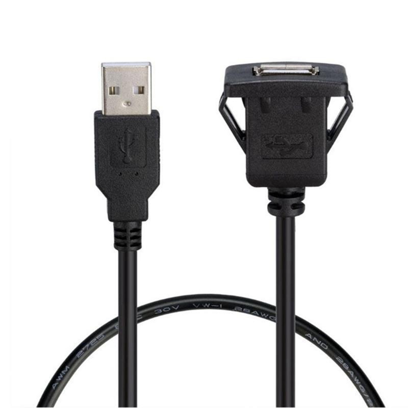 Dây Cáp Nối Dài 1m Usb 2.0 A Male Sang Female Cho Xe Hơi