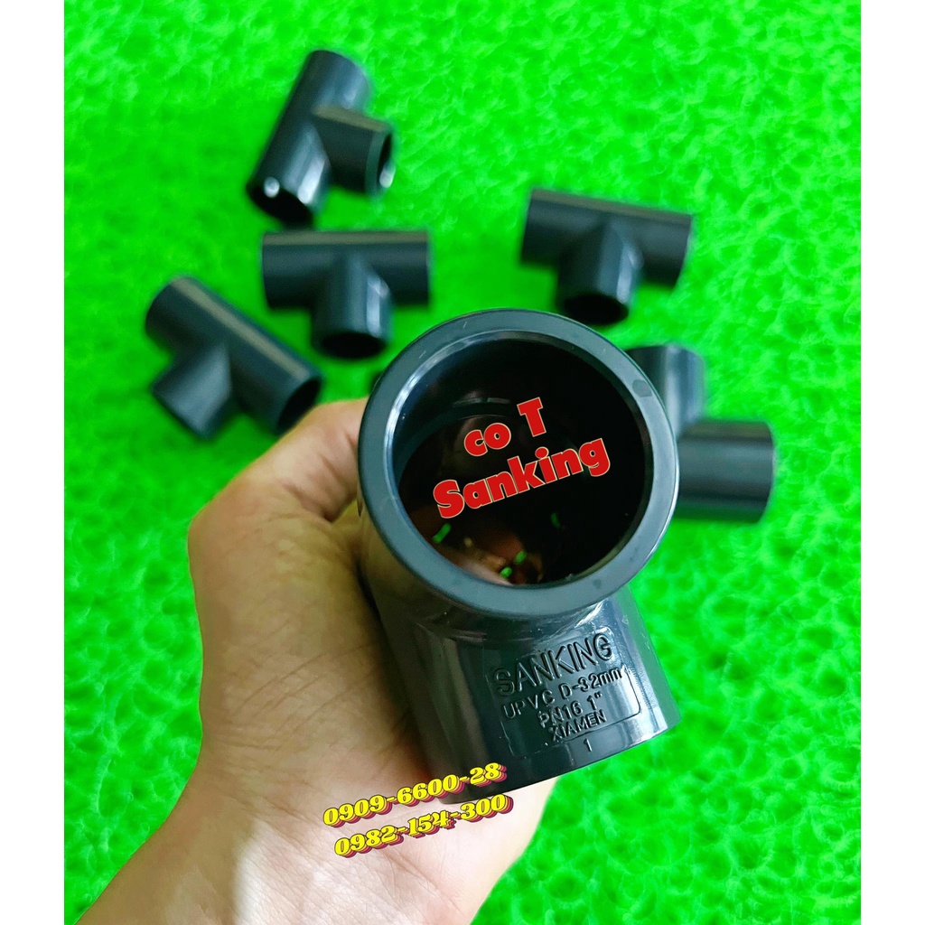 Sanking Co T, cút nối T, đầu nối T, khớp nối T - phụ tùng ống cấp nước - 20mm 25mm 32mm 40mm