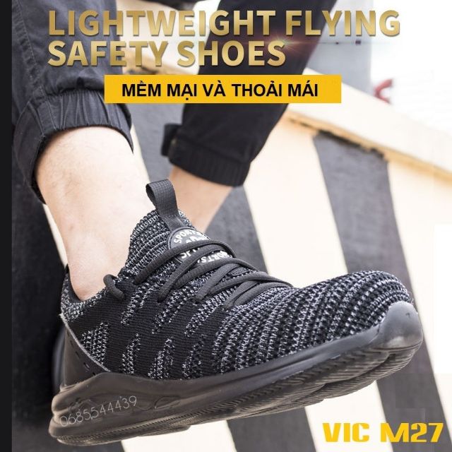 Giầy bảo hộ lao động siêu nhẹ VIC M27