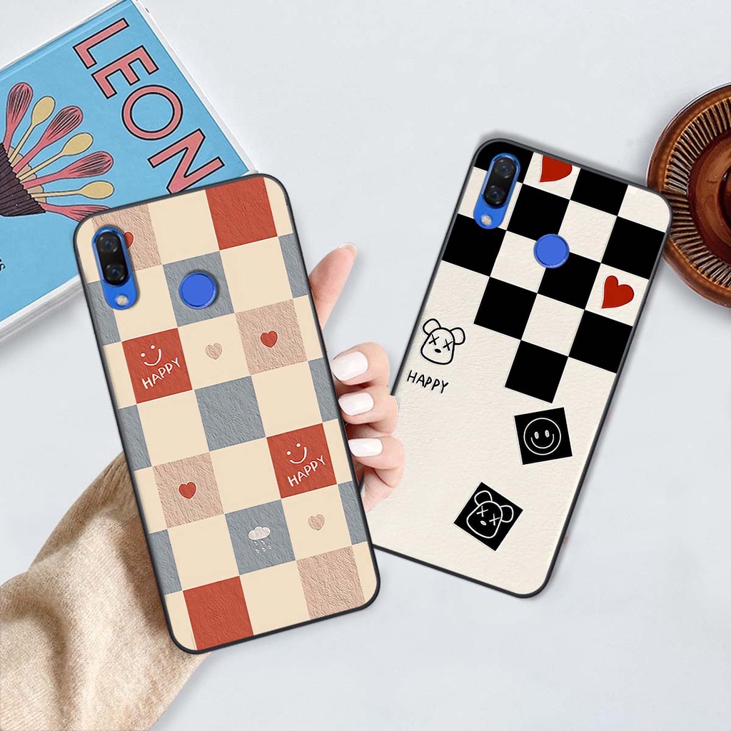 Ốp Huawei Nova 3 / Nova 3i caro trái tim cá tính, thời trang siêu đẹp, siêu phong cách