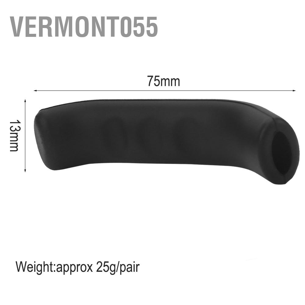 Vermont055 5 Colors Bike Brake Lever Cover Silicone Grips Anti-Slip Waterproof Protector Cycling Accessory