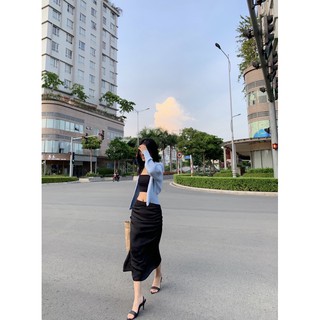 Chân váy lụa
