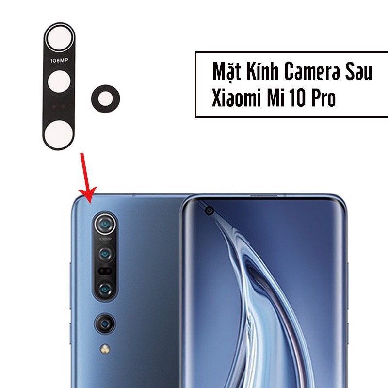 Mặt kính thay thế camera sau cho Xiaomi Mi 10 Pro