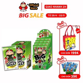 Snack Rong biển Tao Kae Noi truyền thống hộp 12 gói