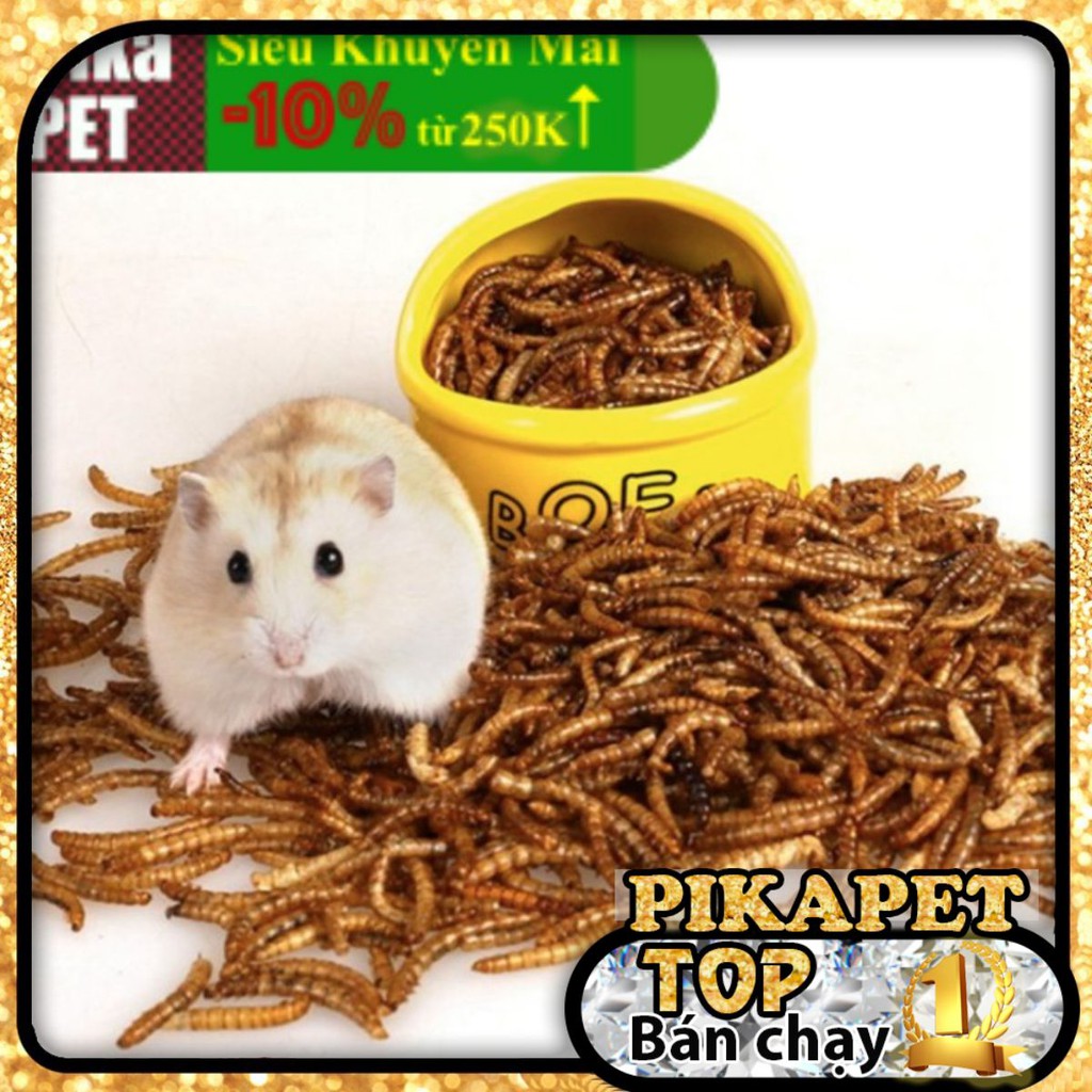 ✅Thức ăn sâu khô rang bơ cho hamster