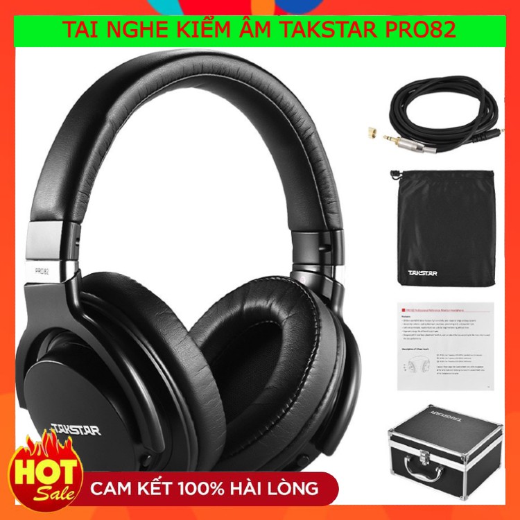 Tai Nghe Kiểm Âm Takstar Pro 82 ⚡FREESHIP⚡ Tai Nghe Chất Lượng Cao , Âm Thanh Sống Động , Độ Bền Cực Cao