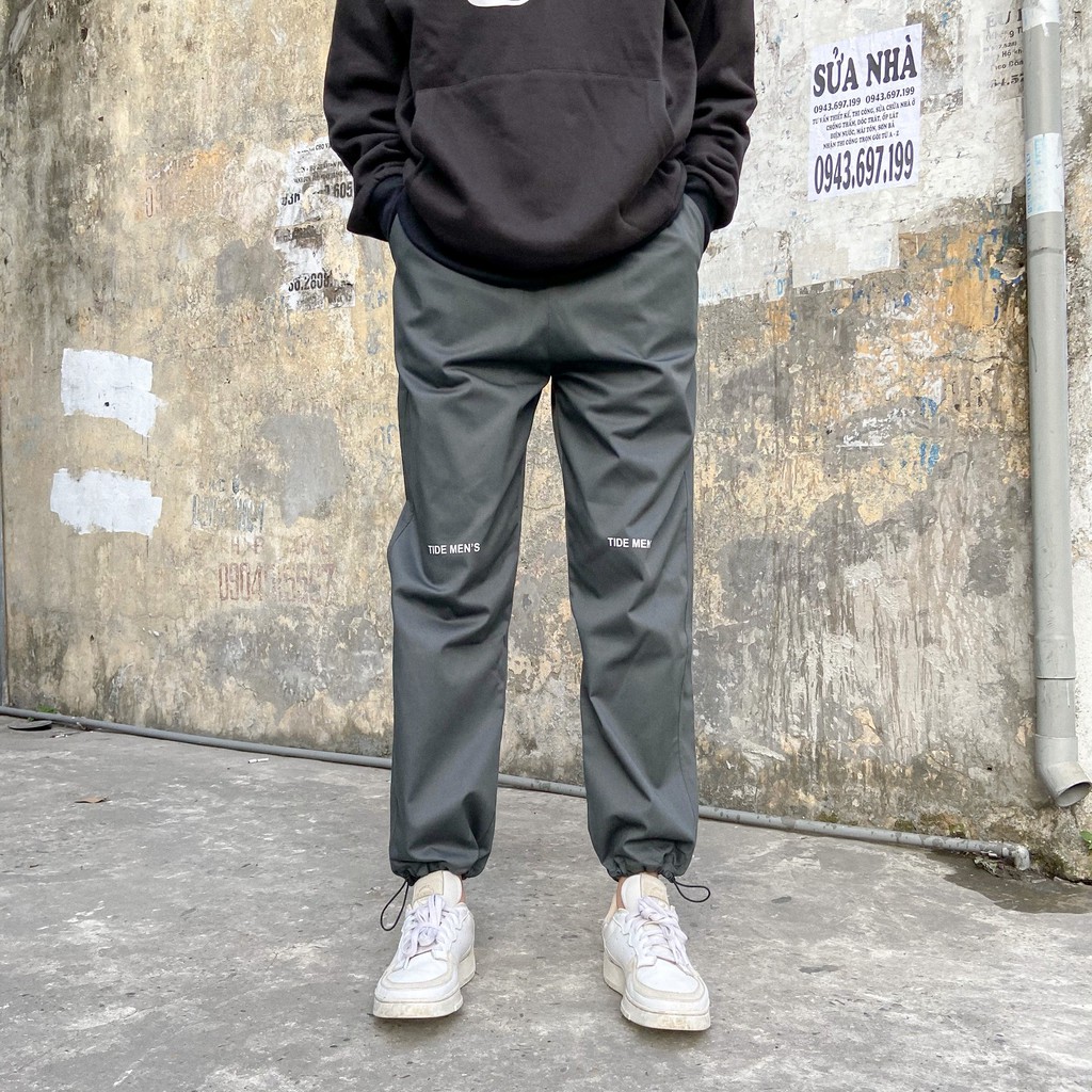 Quần kaki Tide Men's, quần kaki dài có bo gấu nam nữ unisex, Local Brand JACKLANE