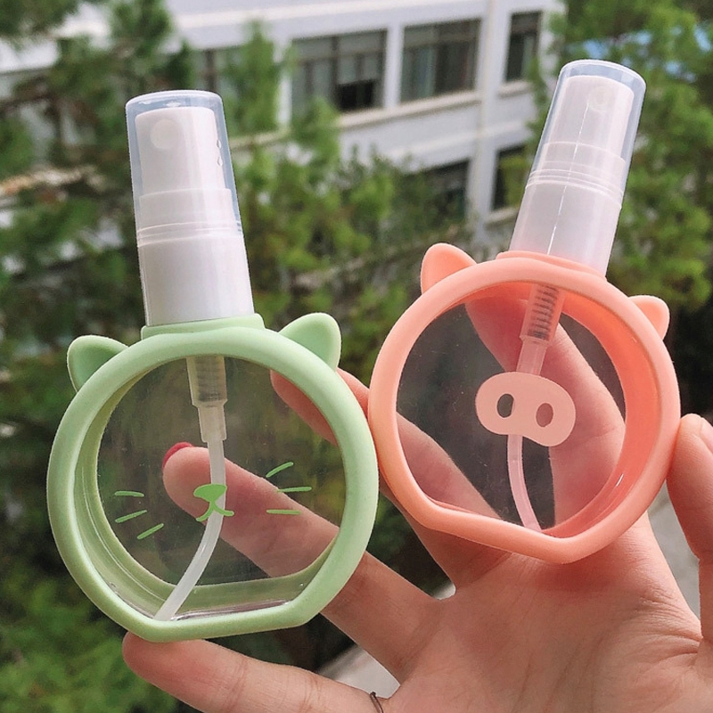 Bình Xịt Khử Trùng Họa Tiết Mèo Hoạt Hình 55ml