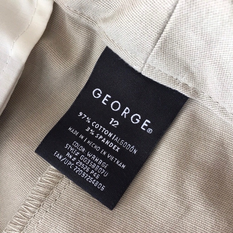 Quần short ngố kaki bé trai George size 4 tuổi đến 14 tuổi.Hàng thanh lý lô giá rẻ