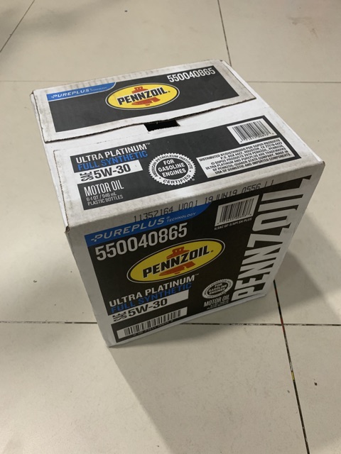 Dầu nhớt tổng hợp cao cấp xe tay ga Pennzoil Ultra Platinum 5W-30