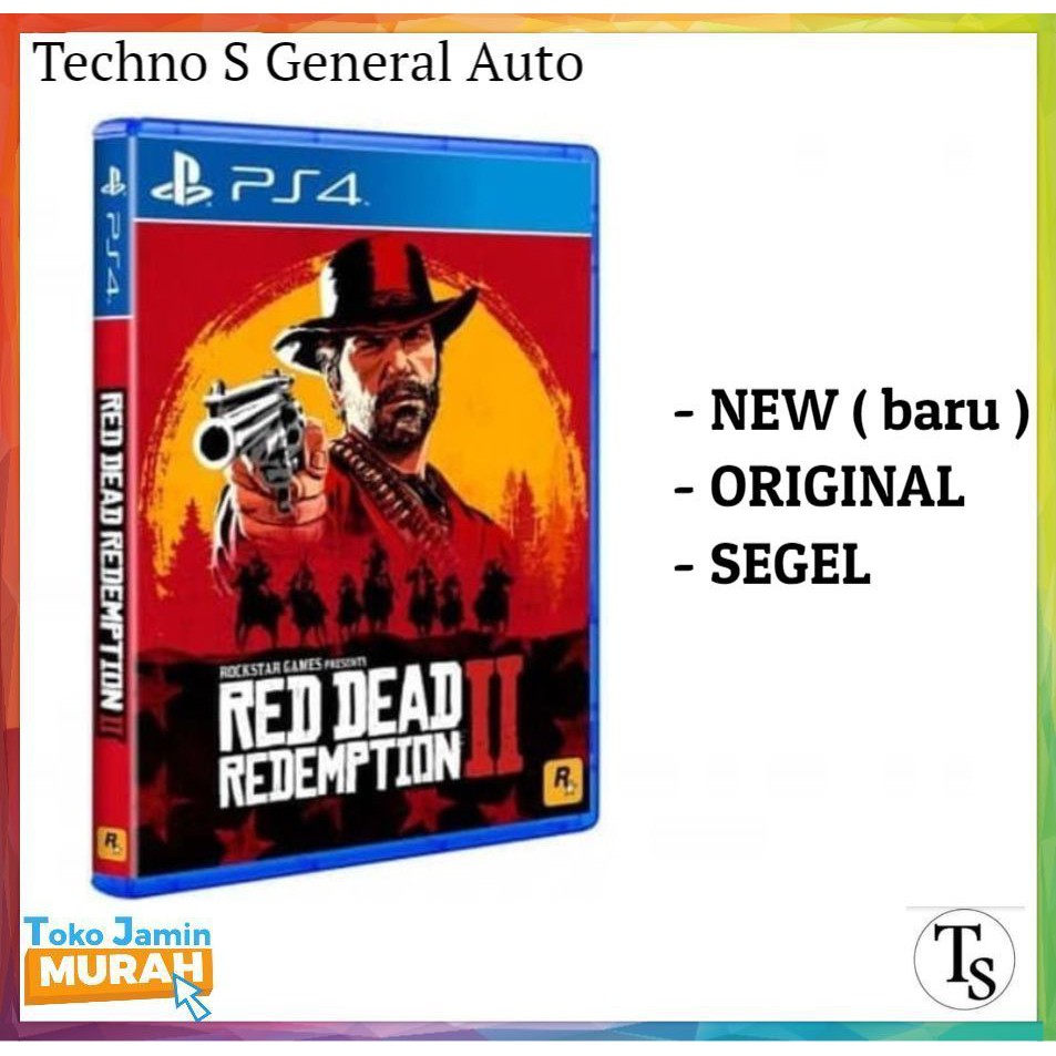 Đĩa Cd 2 - Ps4 Red Dead Redemption 2 - Rdr 2 Ps4