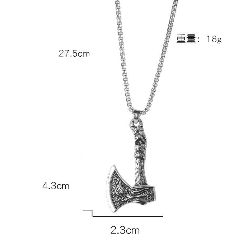 Vòng cổ Kim Loại Hình Chiếc Rìu Phong Cách Âu Mỹ Cá Tính