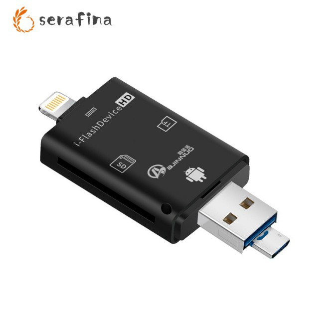 Đầu Đọc Thẻ Nhớ Micro Usb Otg Đa Năng Cho Điện Thoại Apple Android | BigBuy360 - bigbuy360.vn