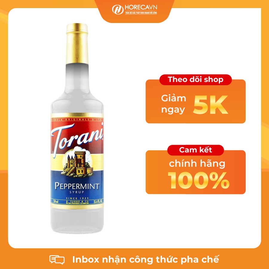 Syrup Torani Các Vị - Hàng Chính Hãng, Có giấy VSATTP