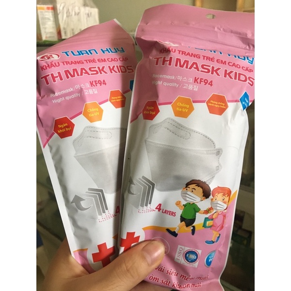 KHẨU TRANG TRẺ EM TH MASK KIDS( túi 10c)
