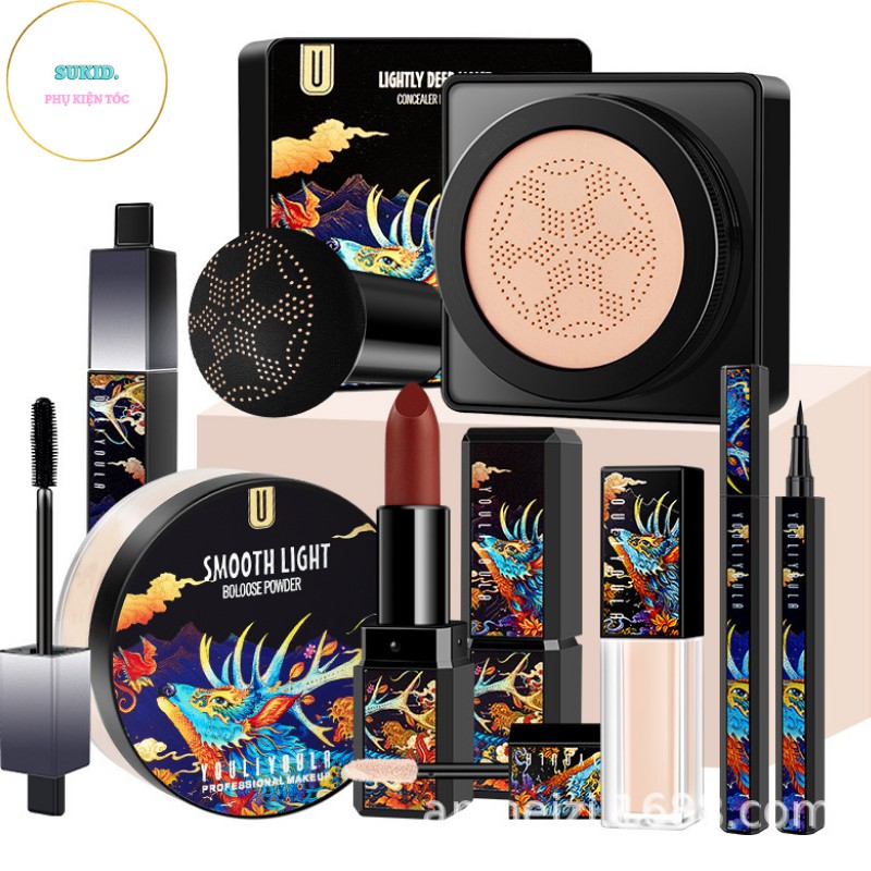 Bộ Makeup Đầy Đủ Trang Điểm Set 7 Mỹ Phẩm Nội Địa Trung