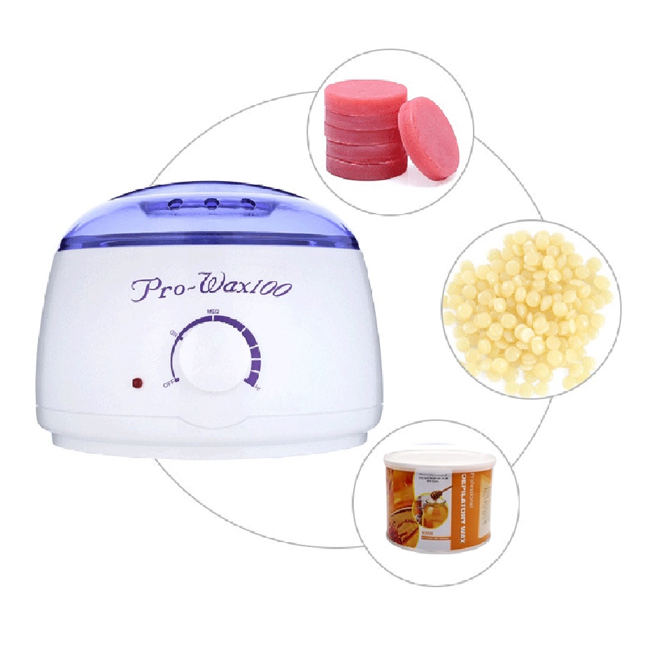 [Hàng HOT] Nồi nấu sáp wax lông , Máy nấu sáp wax triệt lông tại nhà SPA Bằng Điện Có Thể Điều Chỉnh【Texas053】