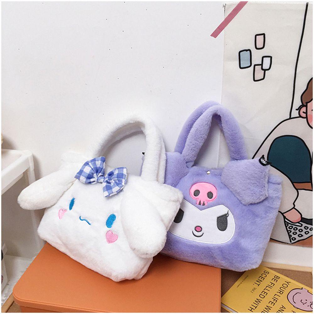 ELEGANT Túi Tote Hình Thỏ Melody / Cún Cinnamon Nhồi Bông Xách Tay Thời Trang