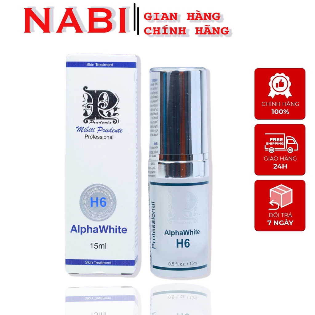 Kem Ngăn Ngừa Thâm Nách, Bẹn, Mông Nuwhite H6 Mibiti Prudente Mỹ 20ml