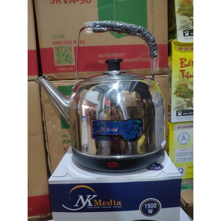 Ấm Siêu Tốc Điện Cỡ Lớn NK Media 5 Lít