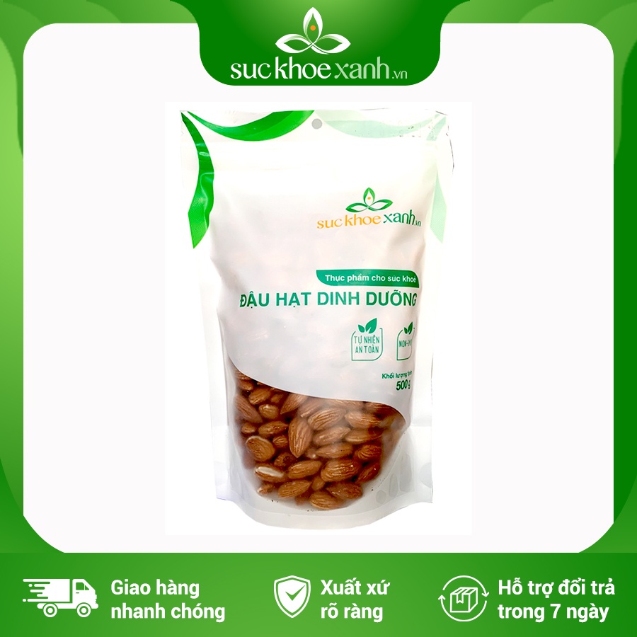 Hạt hạnh nhân đã rang SKX nhập khẩu Úc bịch 500g