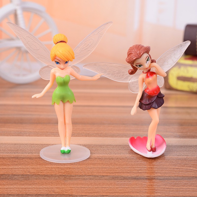 Sáu Nàng Tiên Tinker Bell trang trí bàn làm việc, trang trí góc học tập, trưng bày, đồ chơi