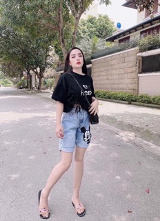 QUẦN JEANS NGỐ MICKEY