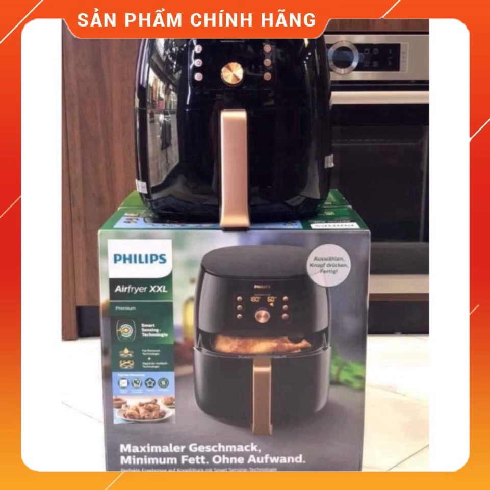 Nồi Chiên Không Dầu PHILIPS HD9860/90 , Dung Tích 7.3L, Công Suất 2200W, Nhập Đức - Bảo Hành 12 Tháng