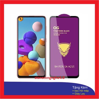 Kính cường lực full màn 9h og cho samsung galaxy a21s / a21 siêu bền hót