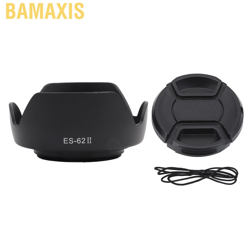 Loa che nắng ES-62II và nắp ống kính cho máy ảnh Canon 50mm f / 1.8 II + chuyên dụng