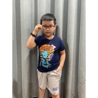 Bộ thun cotton Marvel bé trai (5-7 tuổi cho bé 20-28kg)