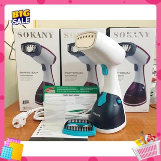 [ BH 12 tháng] Bàn là hơi nước cầm tay bàn ủi hơi nước cầm tay Sokany AJ2205 chính hãng công suất 1200W