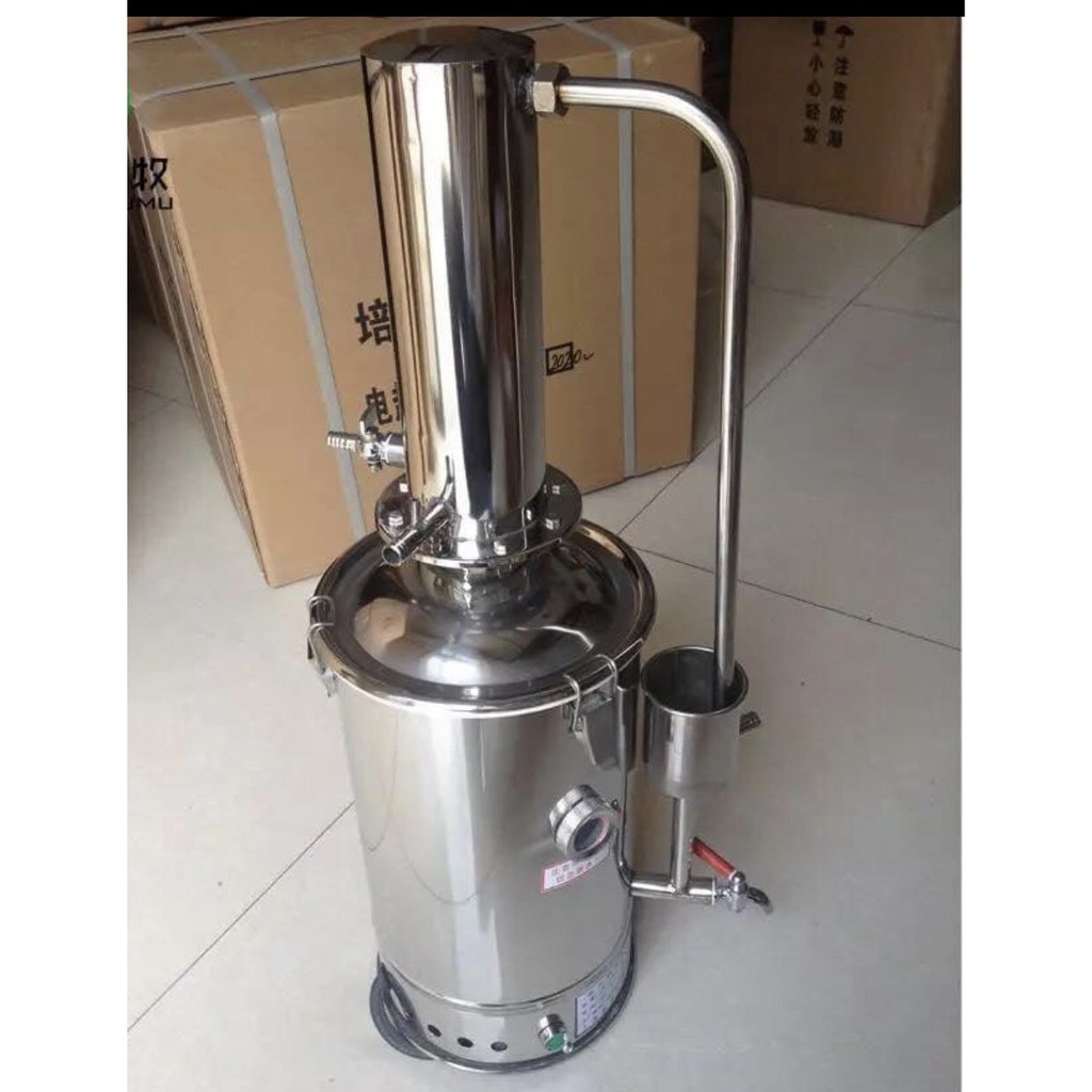 Bình chưng cất nước pha tinh 5L/h được dùng trong chăn nuôi, phối tinh cho heo