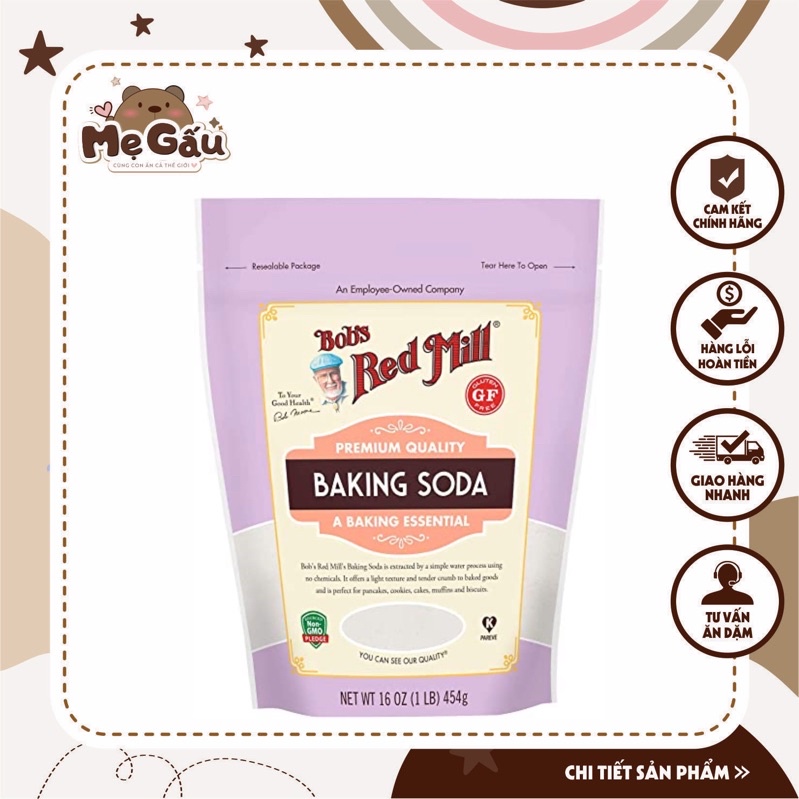 Baking Soda ( Muối Nở) Bob's Red Mill