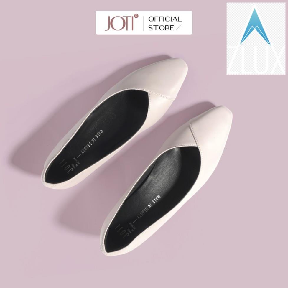💇 Giày Cao Gót Nữ JOTI Amina 3271AU3 - Mũi Vuông Bít Gót Đế Vuông Cao 3cm Da Mờ - Mang Công Sở 💇