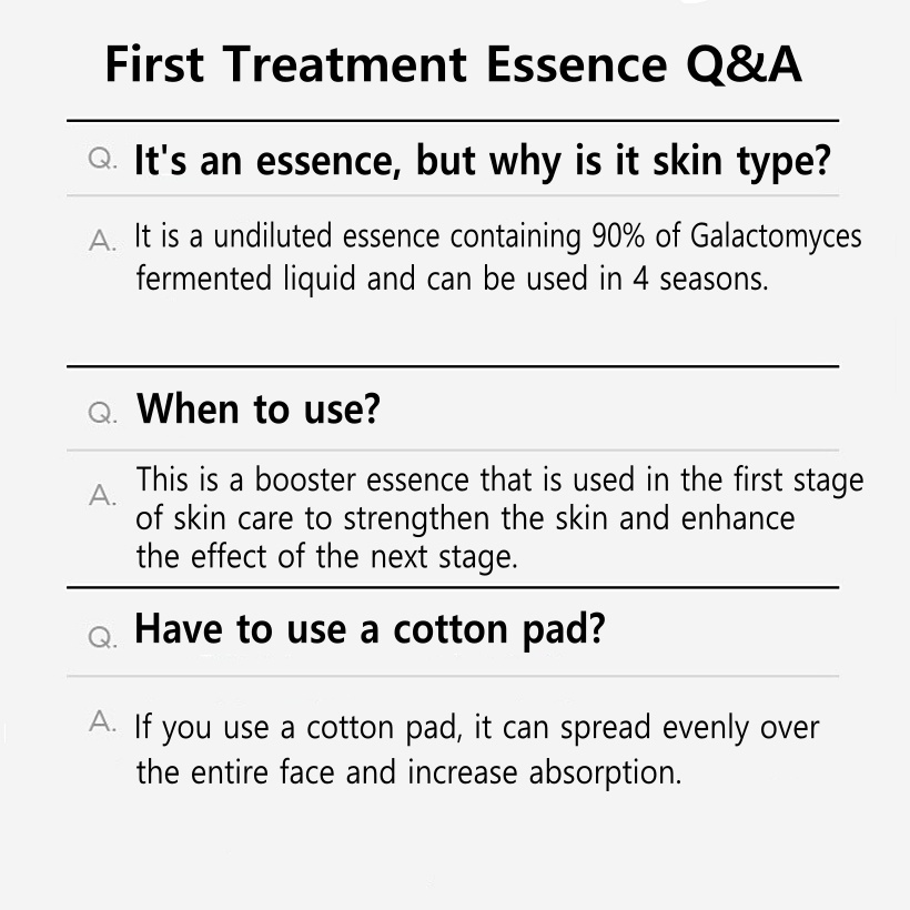 First Treatment Essence/ Tinh chất điều trị đầu tiên - 150ml, 215ml