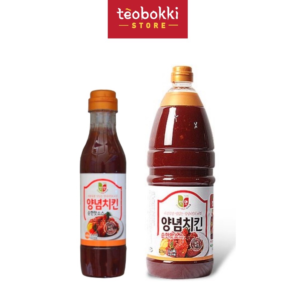 Nước sốt gà chiên vị ngọt Chungwoo 440g, 2.1kg