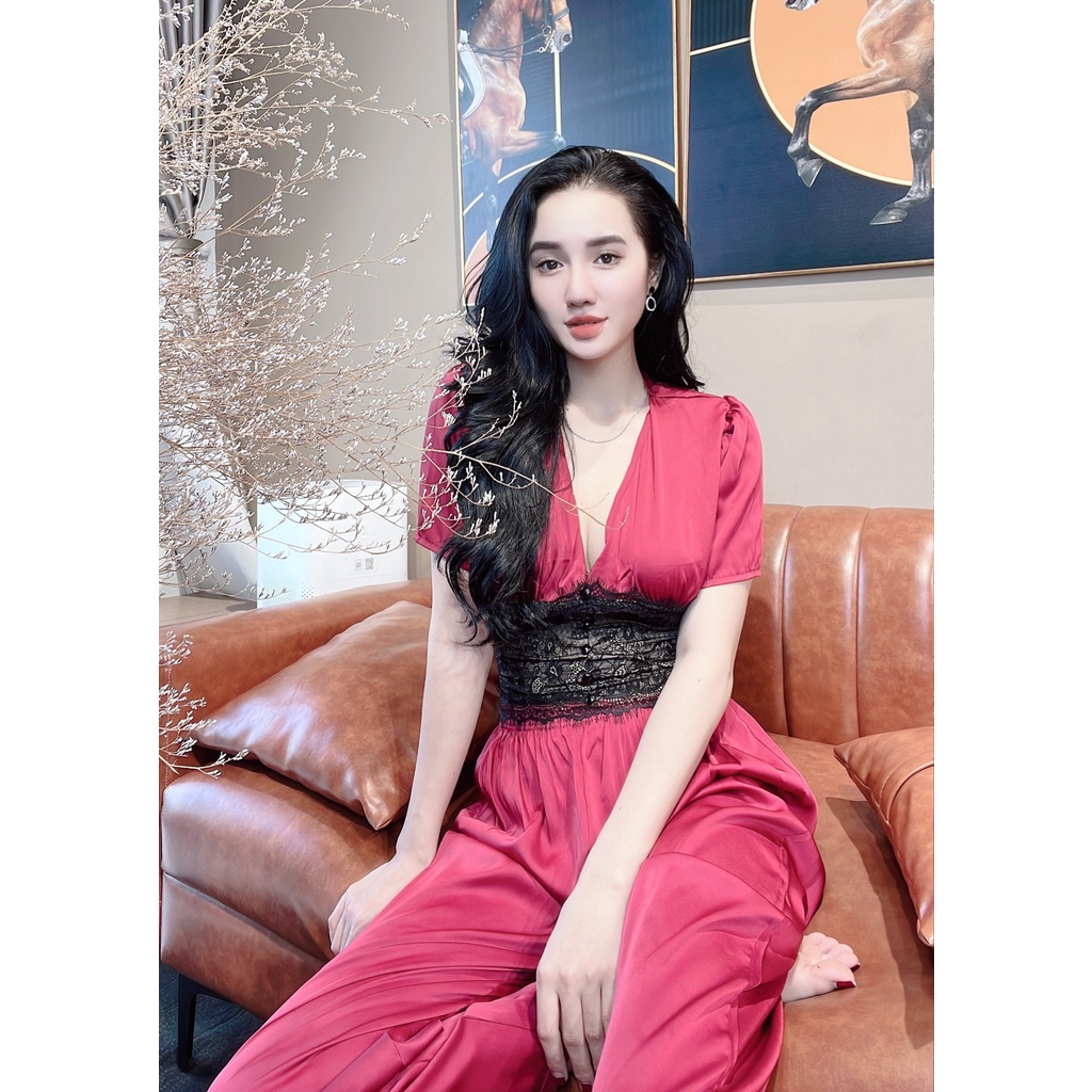 Đồ mặc nhà nút ngọc lụa latin Siêu Mát