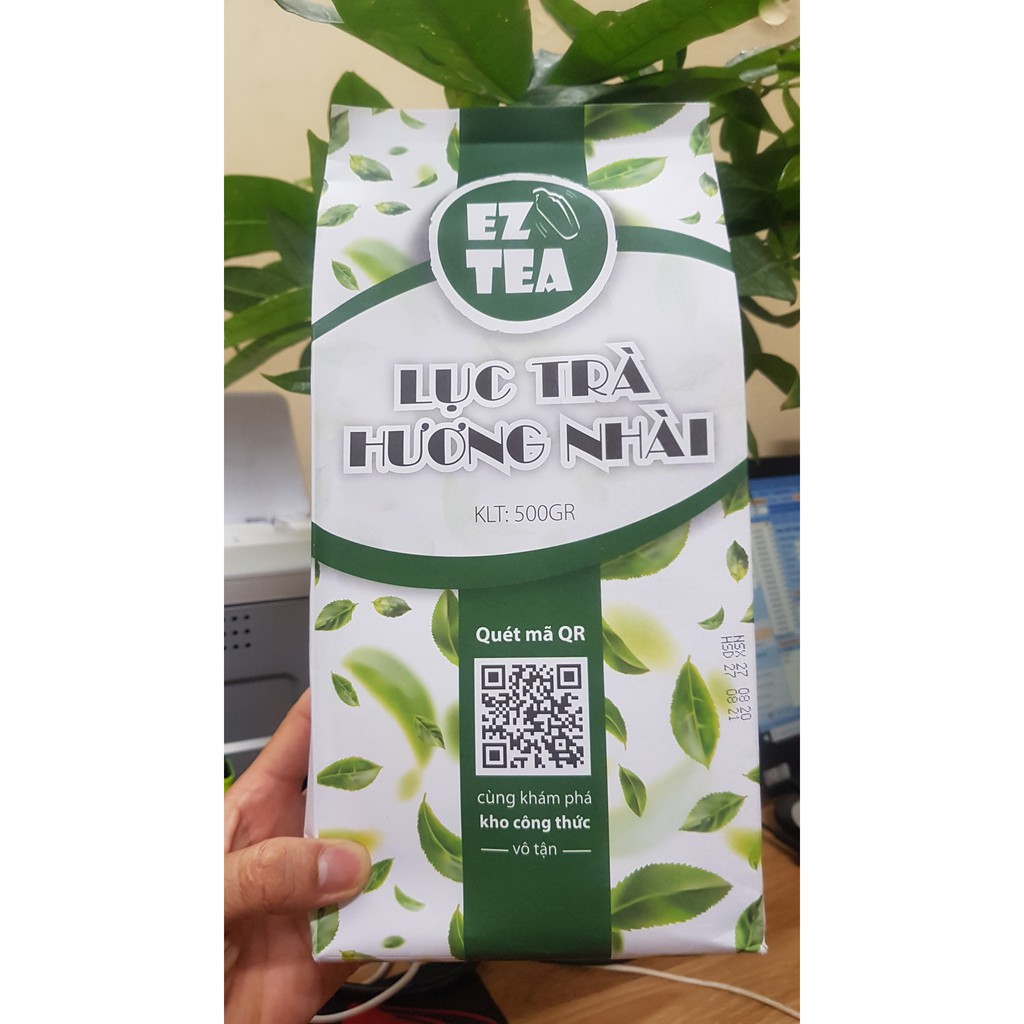 Lục Trà Hương Nhài/ Trà Xanh Nhài EZ tea gói 500g dùng pha trà chanh cực ngon