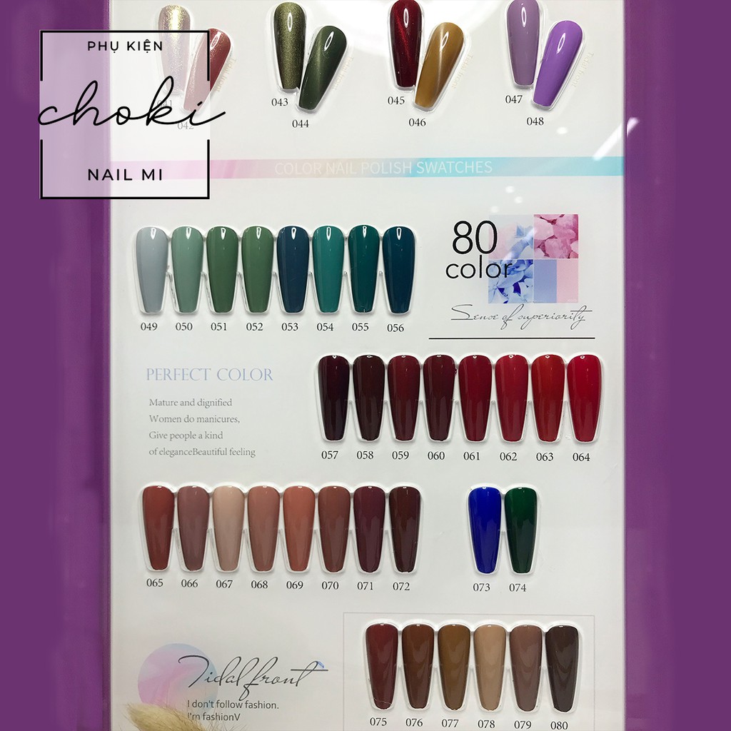 Sơn gel nails 99 CHOKI NAIL MI sơn móng tay móng chân cao cấp 1