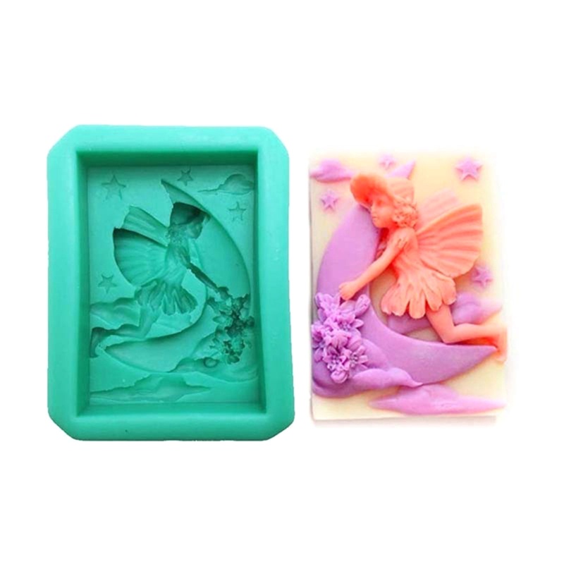 Khuôn Silicone Làm Bánh Hình Cô Gái Xinh Xắn