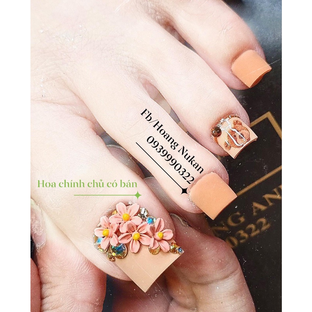 Charm nail, charm hoa nhí 5 cánh trang trí móng