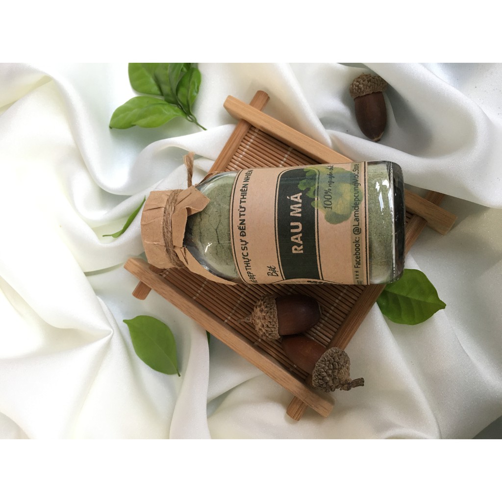 Bột Rau Má thiên nhiên đắp mặt nạ nguyên chất 100ml (50g) | BigBuy360 - bigbuy360.vn