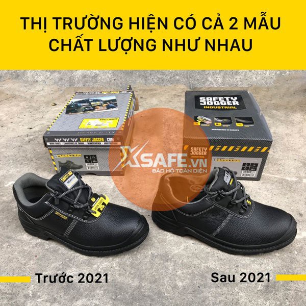 Giày bảo hộ lao động nam Jogger Bestrun S3 da bò, chống đinh/ nước/ trượt Giày công trình, nhà máy, form thể thao- XSAFE | WebRaoVat - webraovat.net.vn