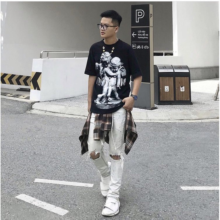 Áo Thun BOBUI 2 ANGLES FULLTAG | Áo Thun COTTON 100% | CHUẨN CAO CẤP 1:1 LOCAL BRAND