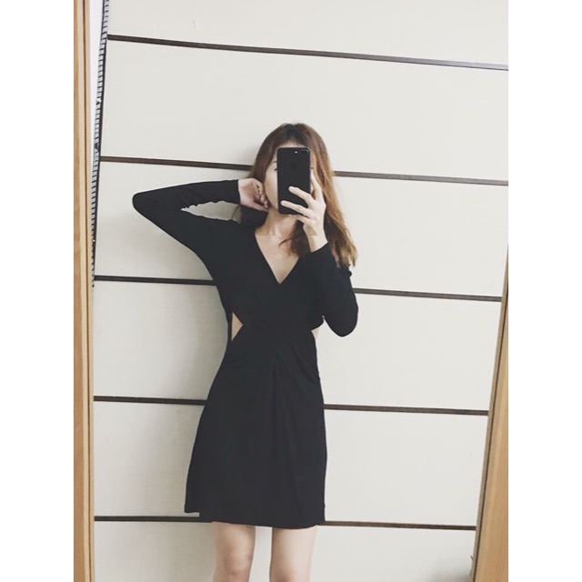 Đầm đắp chéo ngực