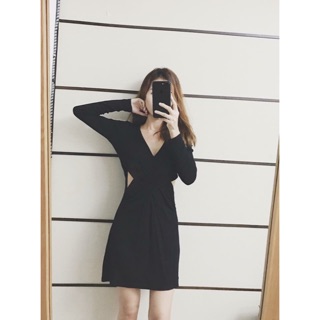Đầm đắp chéo ngực
