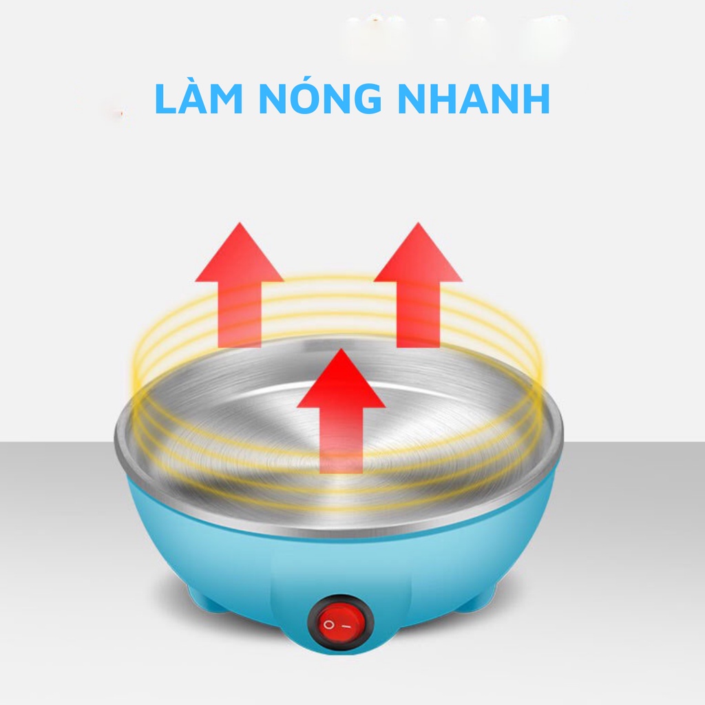 Nồi điện luộc trứng hâm nóng thức ăn Ampheron đa năng siêu tốc tiện lợi N12